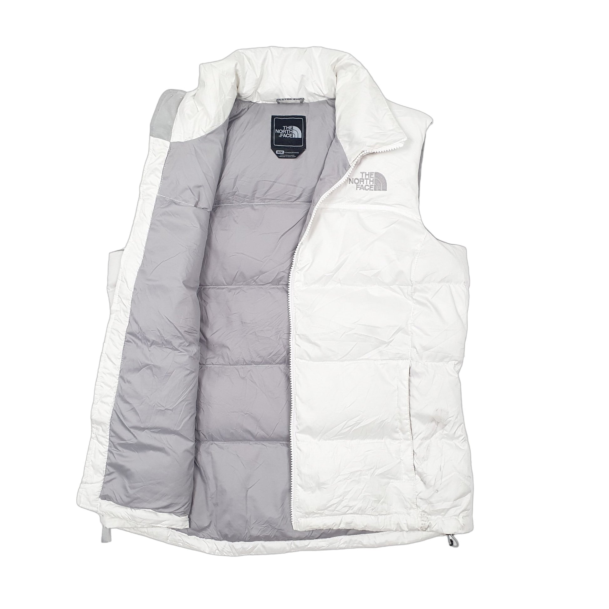 Womens White The North Face Gilet Vest 700  Coat