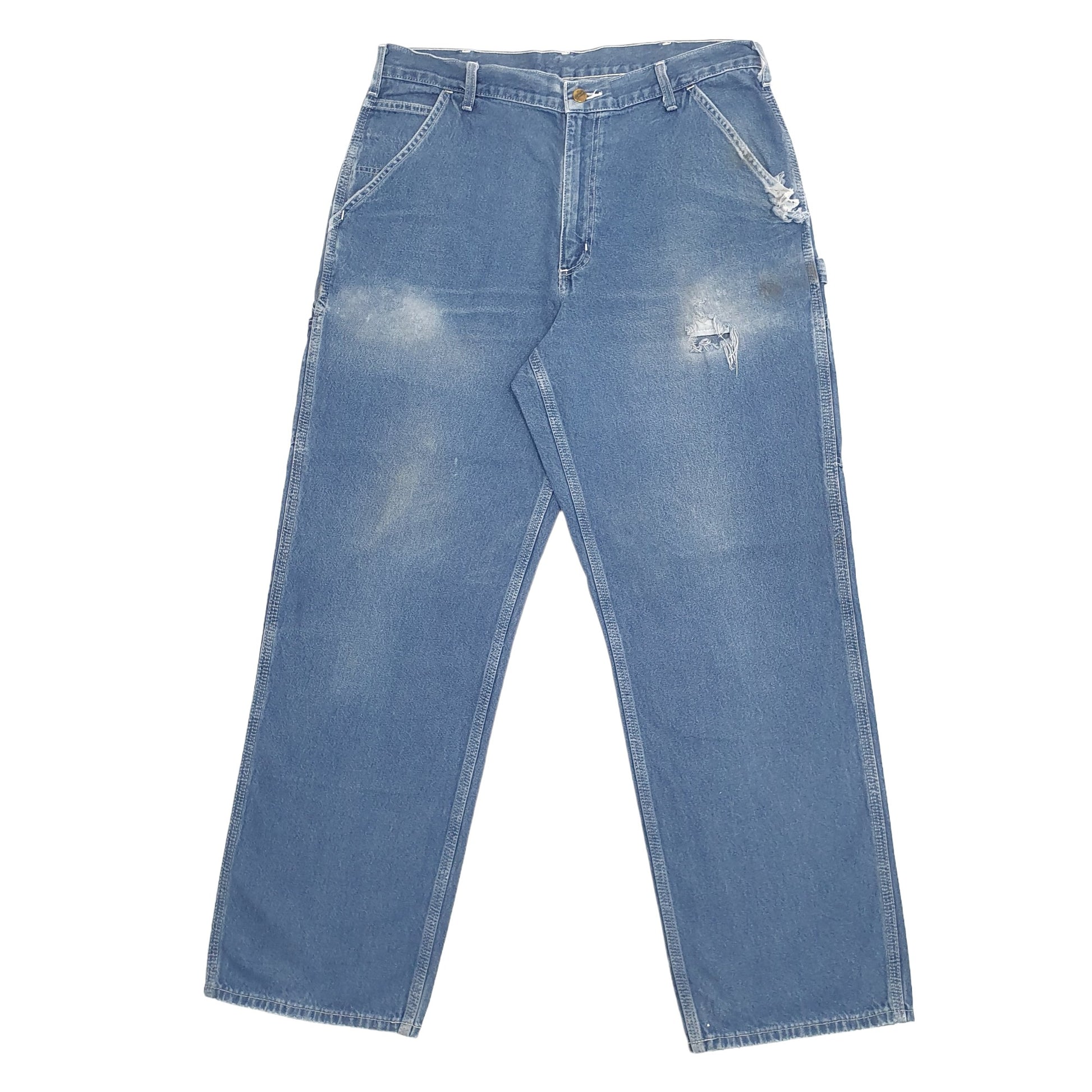 Mens Blue Carhartt  Carpenter Trousers