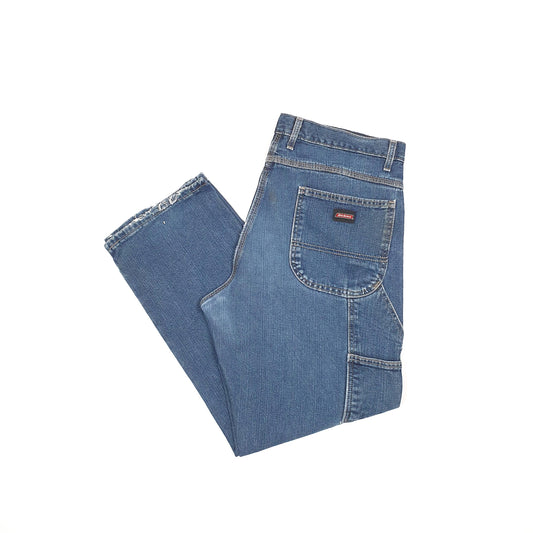 Dickies Casual Loose Fit Carpenter Jeans W36 L29 Blue