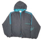 Mens Black Adidas Vintage Padded Jacket Coat