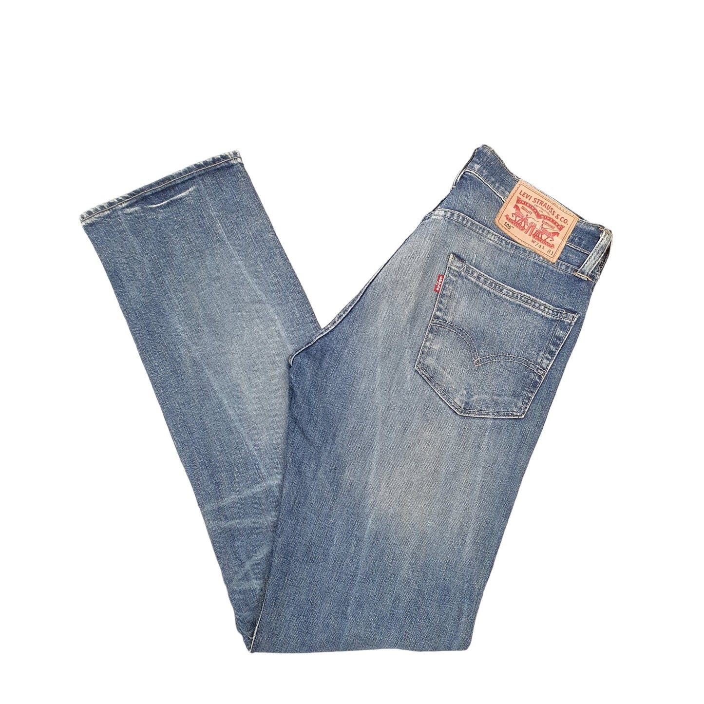 Mens Blue Levis  505 JeansW29 L32