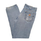Mens Blue Carhartt  Carpenter JeansW36 L34