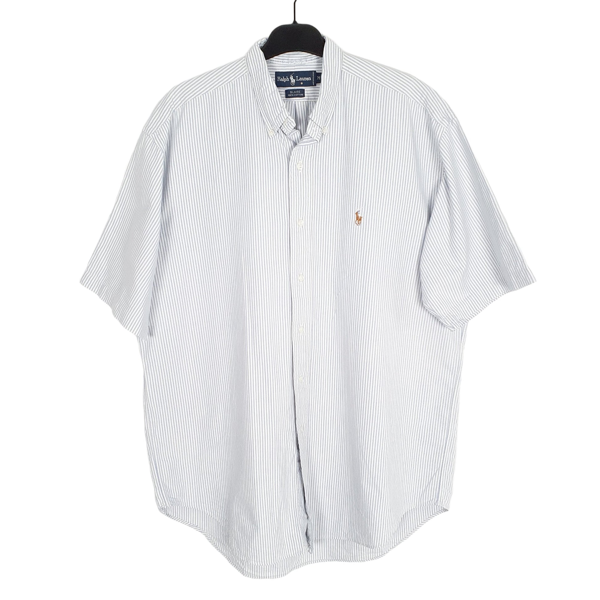 Ralph Lauren Long Sleeve Blaire Fit Striped Shirt White