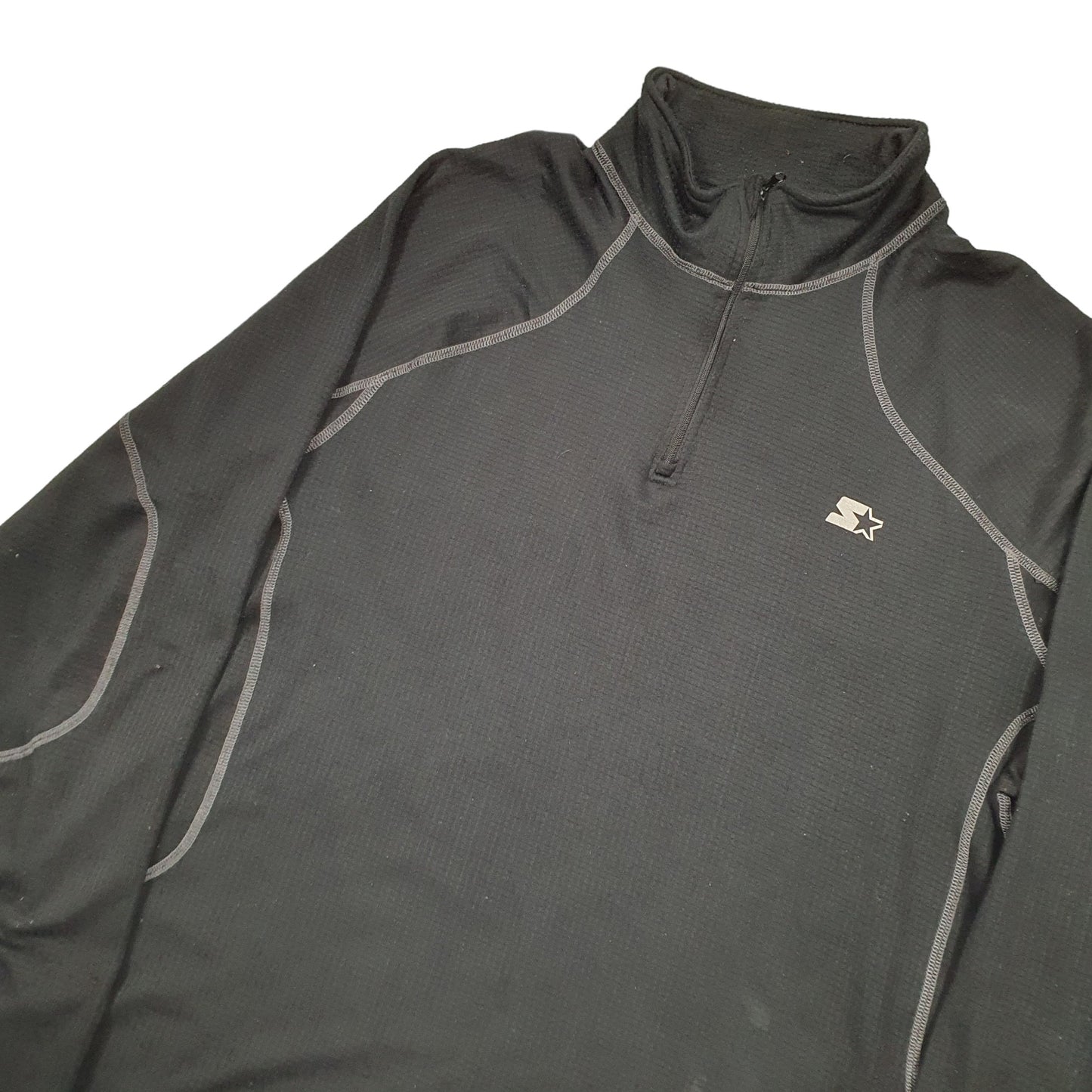 Starter Quarter Zip Fleece XL Black
