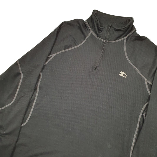 Starter Quarter Zip Fleece XL Black