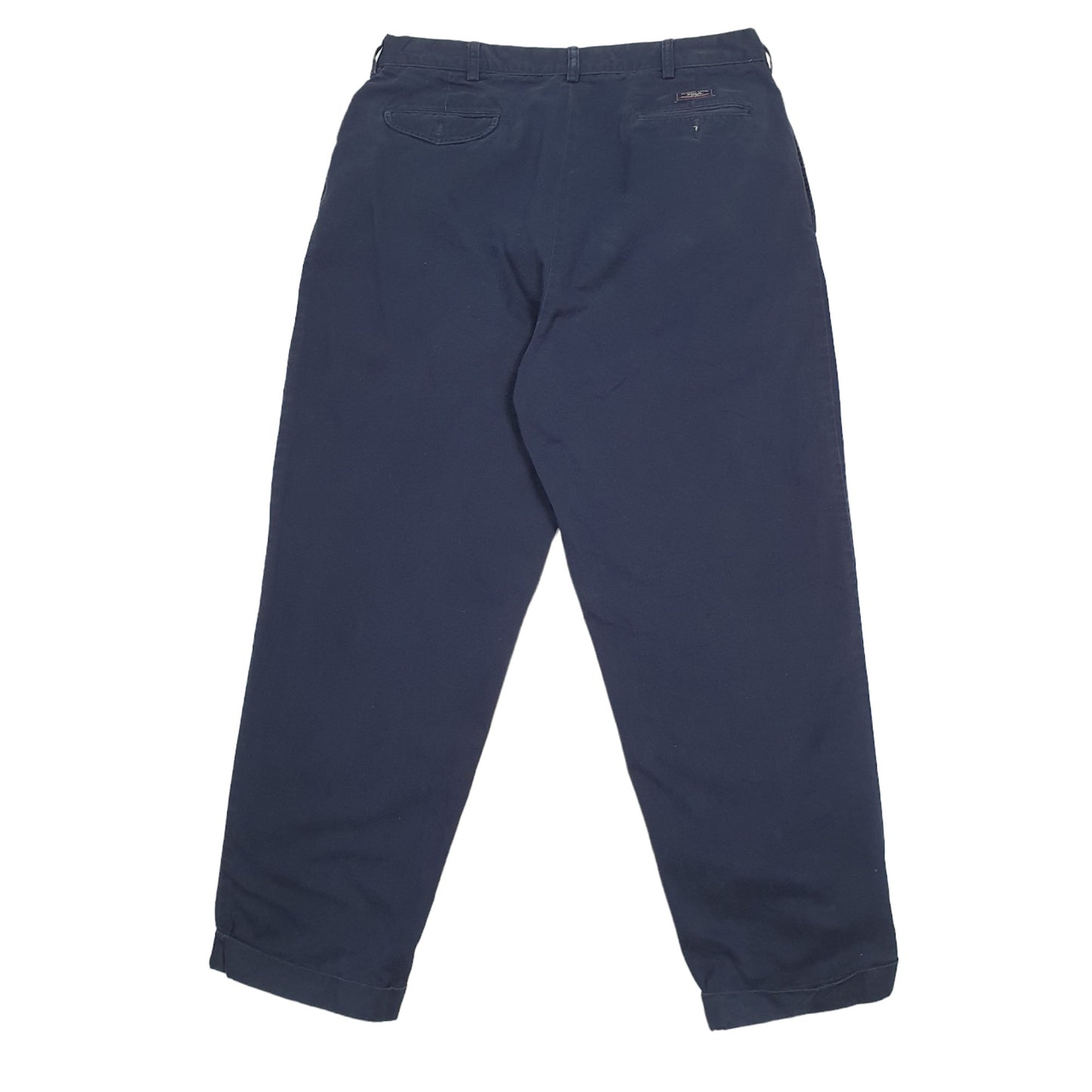 Mens Polo Ralph Lauren Blue Chino Trousers W36 L30 Blue