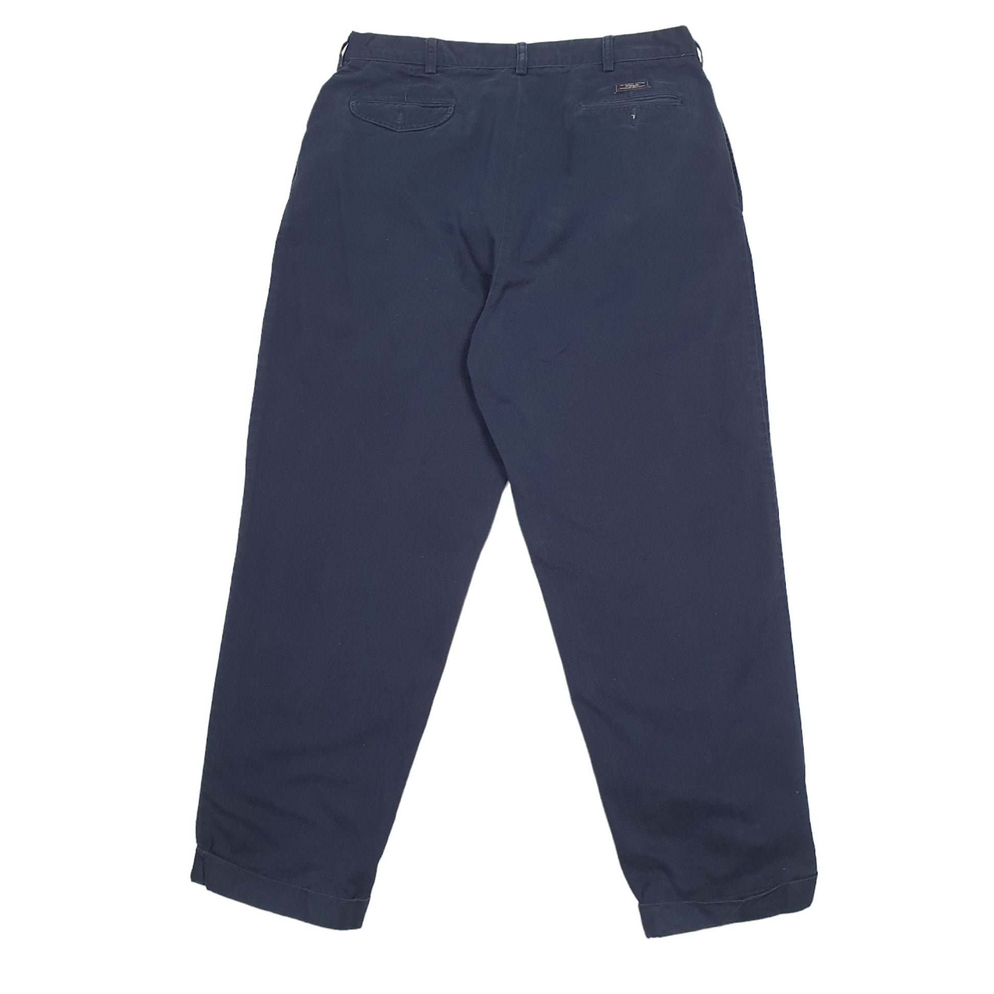 Mens Polo Ralph Lauren Blue Chino Trousers W36 L30 Blue