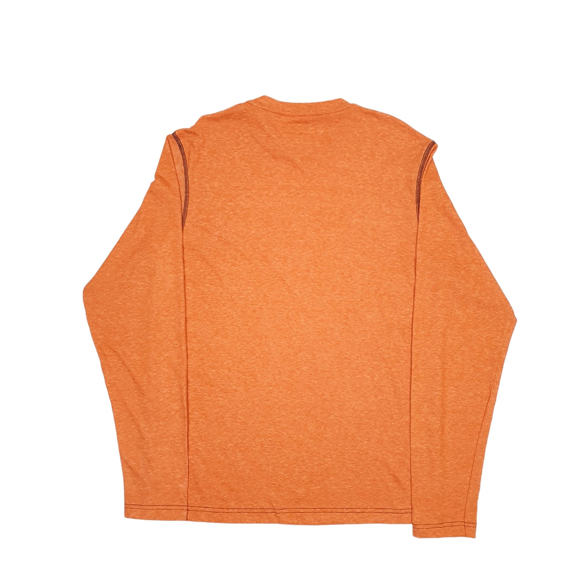 Mens Orange Columbia Sportswear Omni Wick Long Sleeve T Shirt