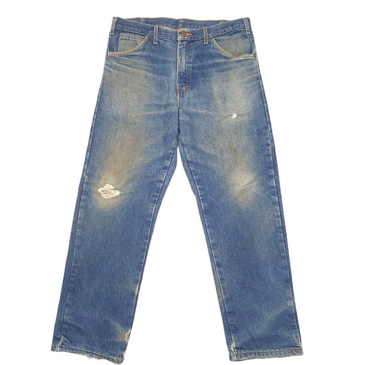 Mens Blue Dickies Insulated Winter Lined Casual JeansW34 L30