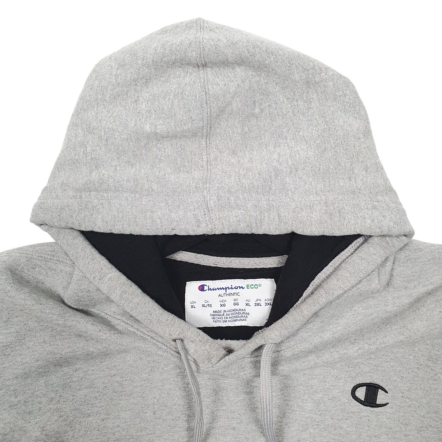 Mens Grey Champion  Hoodie Jumper