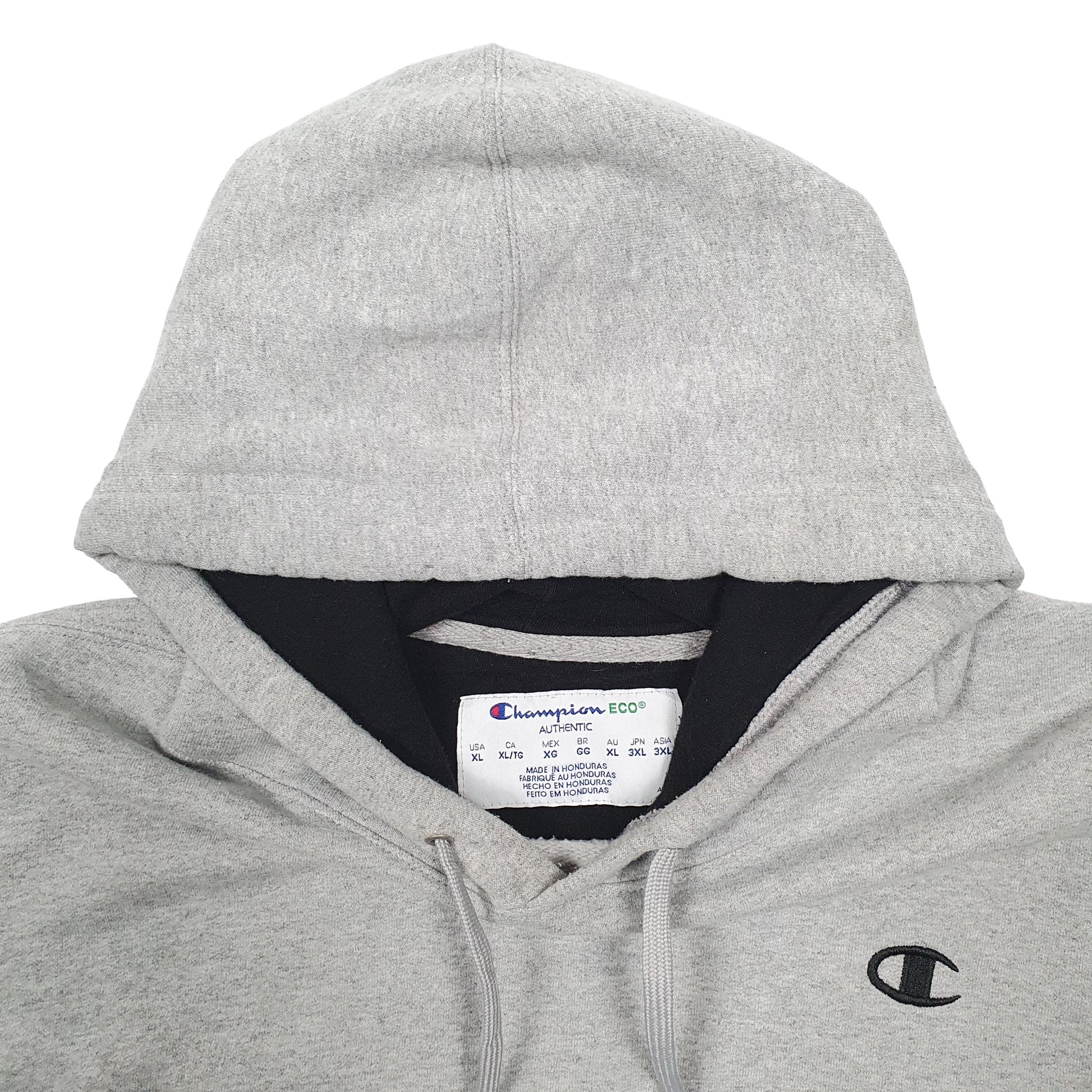 Mens Grey Champion  Hoodie Jumper