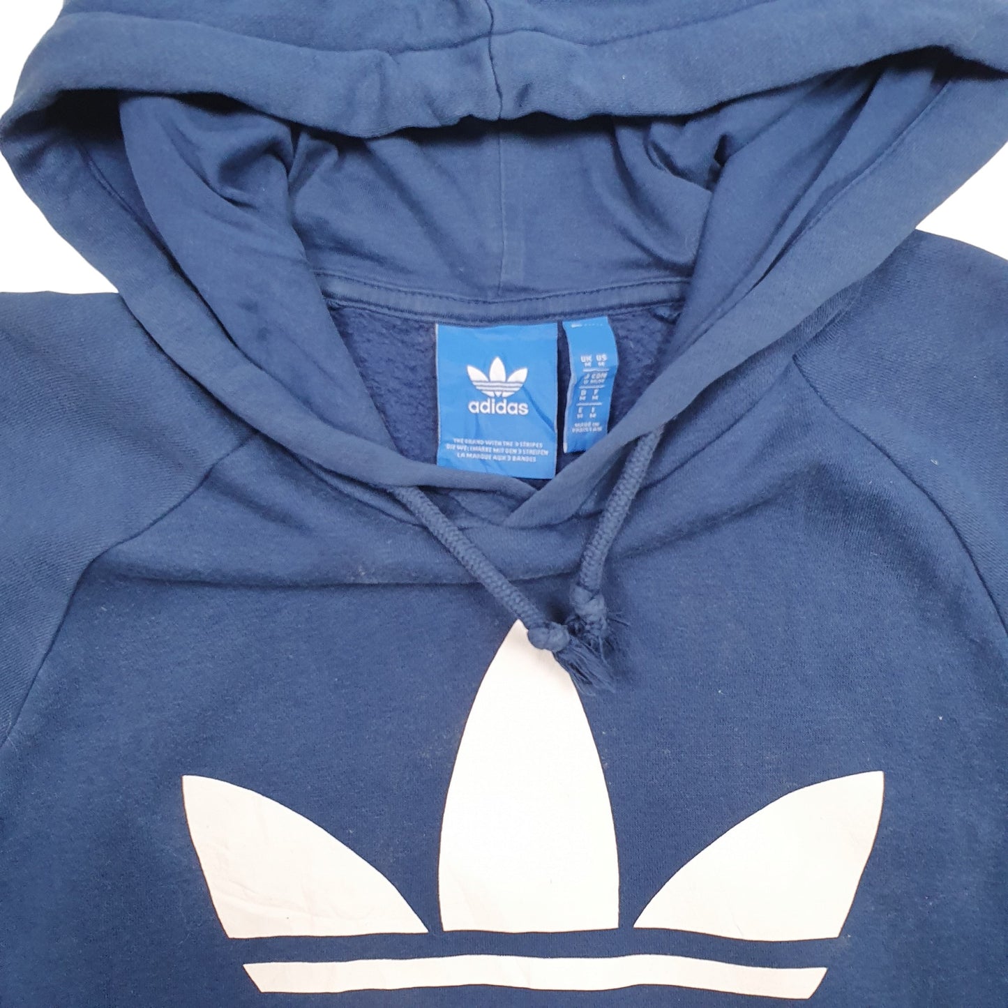 Mens Blue Adidas  Hoodie Jumper