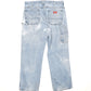 Dickies Casual Loose Fit Carpenter Jeans W36 L30 Blue