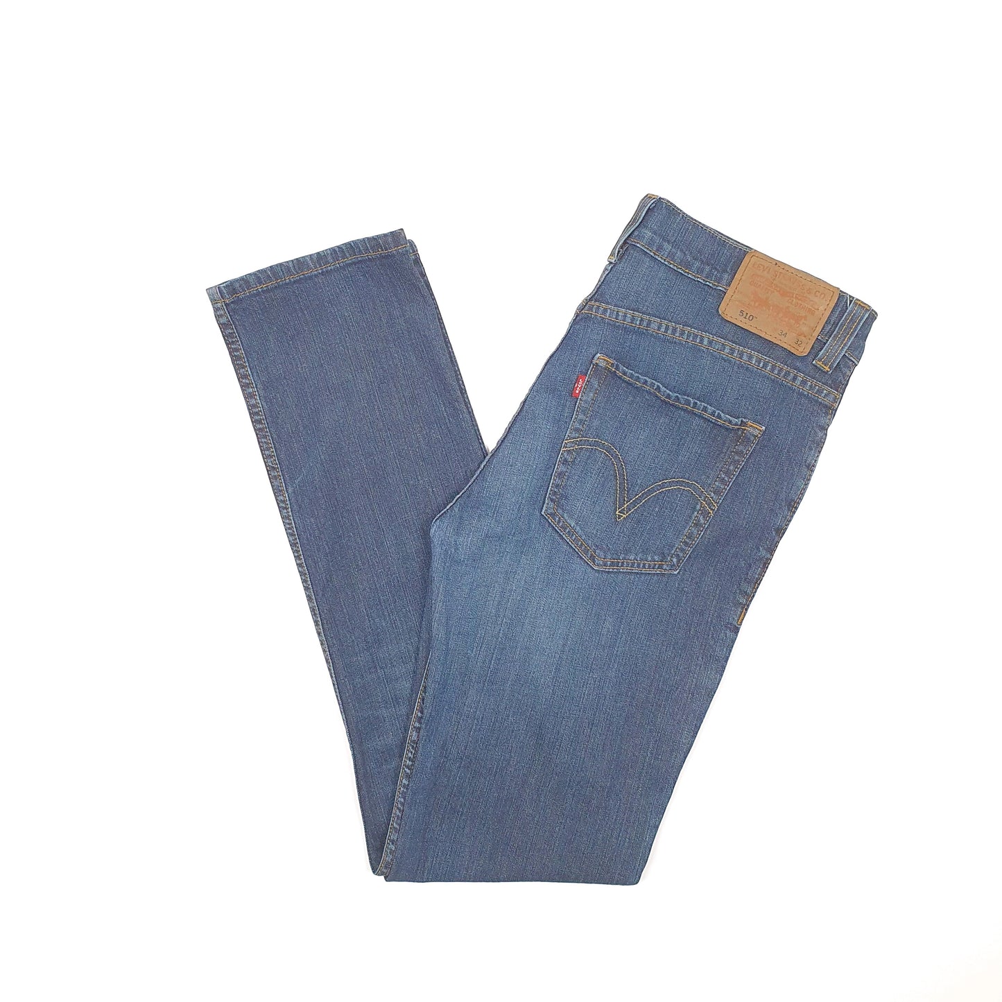 Levis 510 Skinny Fit Jeans W34 L32 Blue