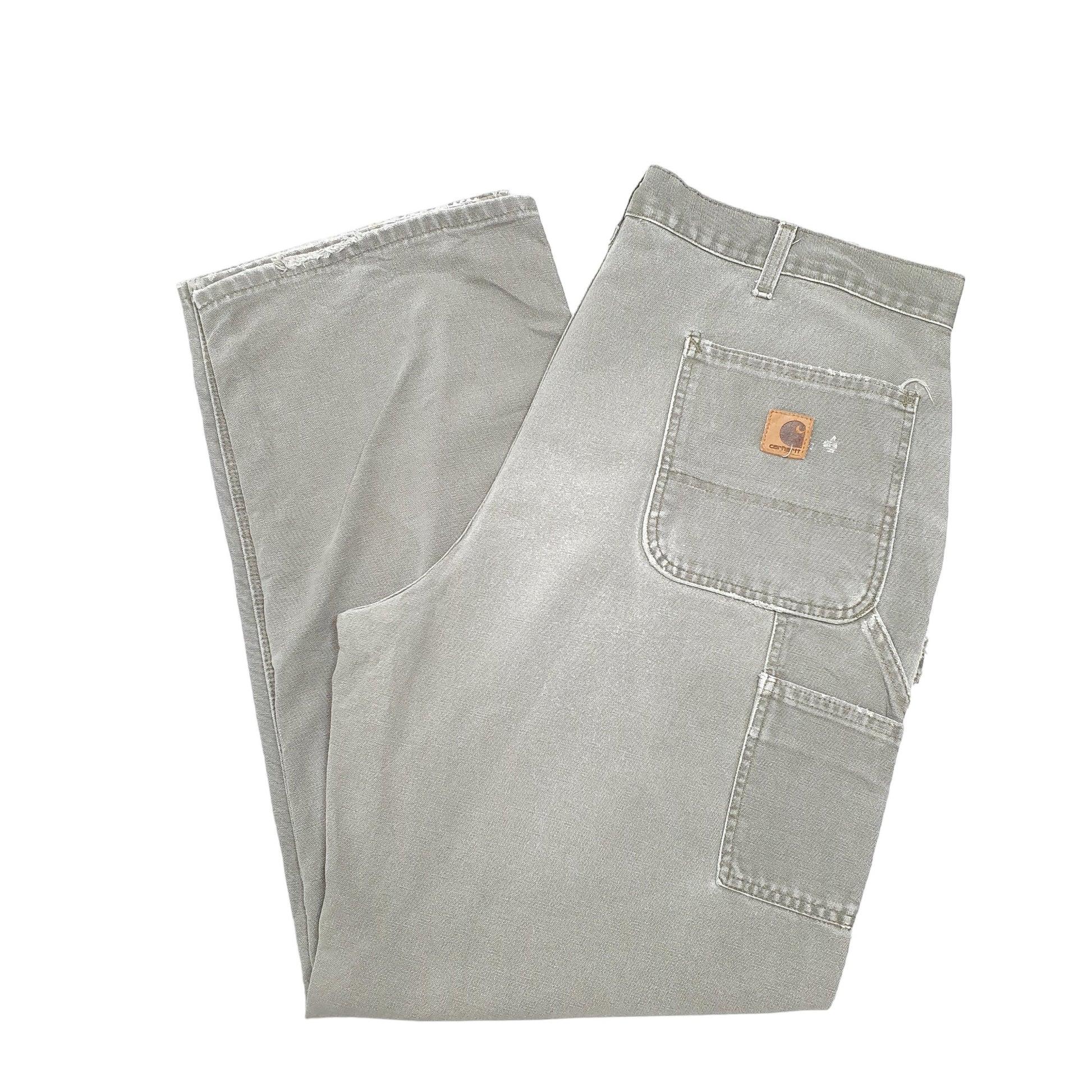 Mens Khaki Carhartt  Carpenter Trousers