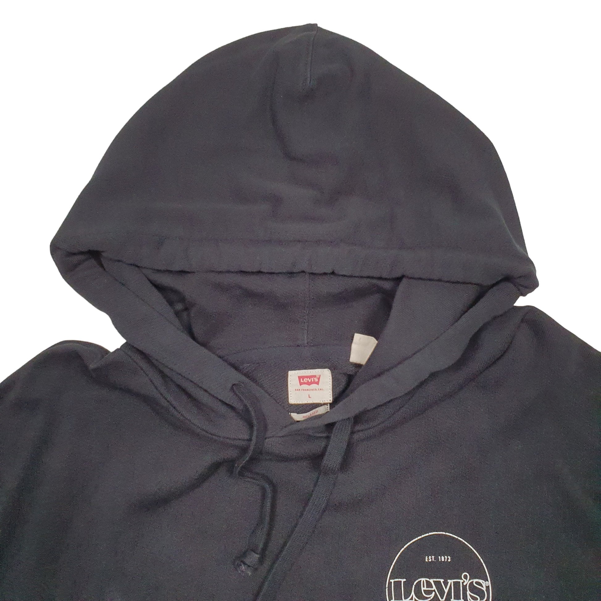 Mens Black Levis  Hoodie Jumper
