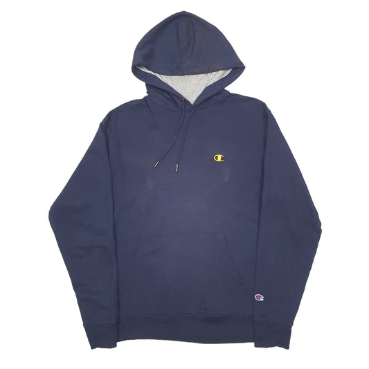 Mens Blue Champion  Hoodie Jumper