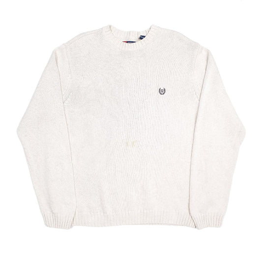 Chaps Crewneck Beige