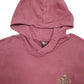 Mens Burgundy Adidas Five Ten Logo Hoodie Jumper
