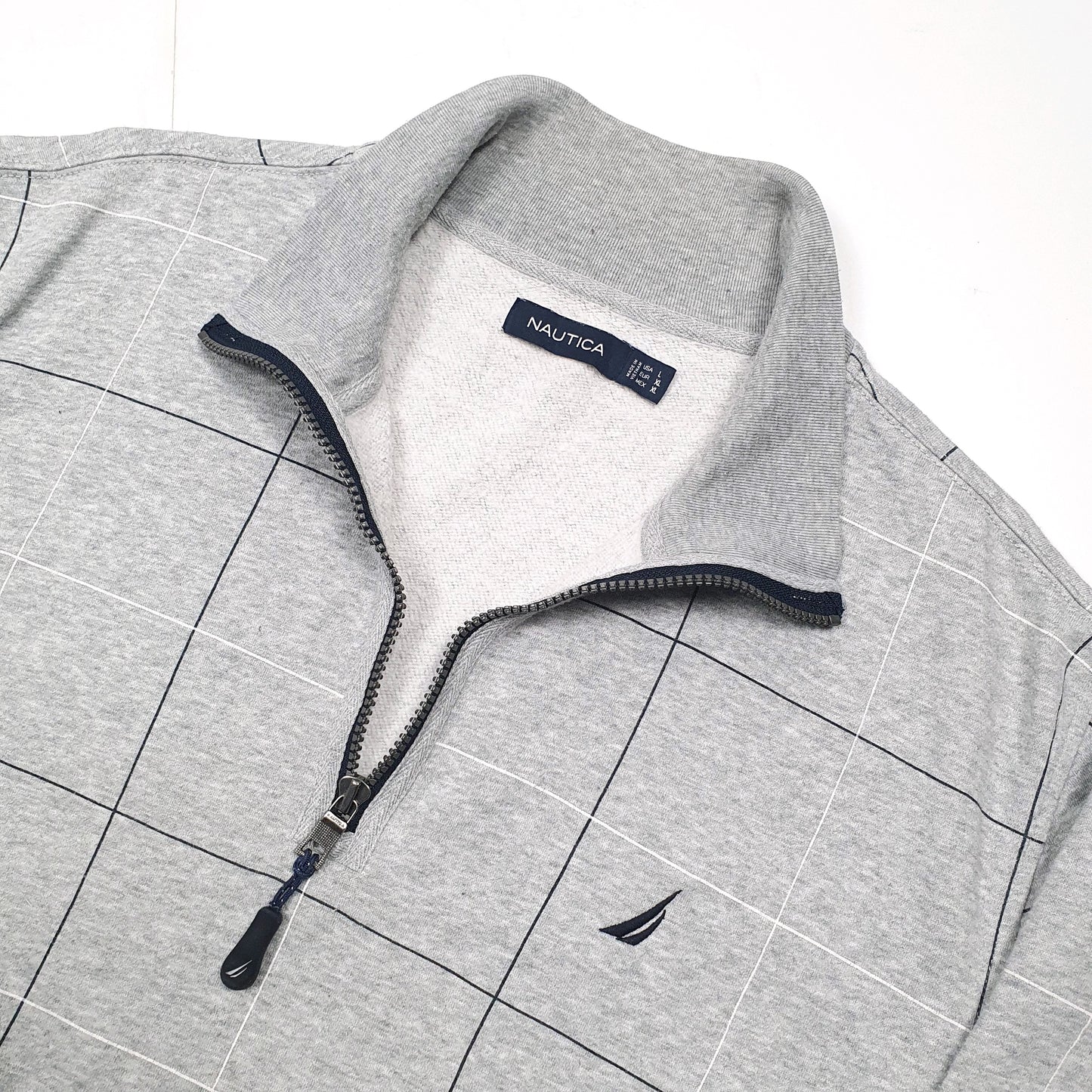 Nautica Quarter Zip XL Grey