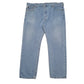 Levis 505 Regular Fit Jeans W44 L32 Blue
