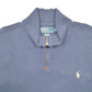 Mens Blue Polo Ralph Lauren  Quarter Zip Jumper