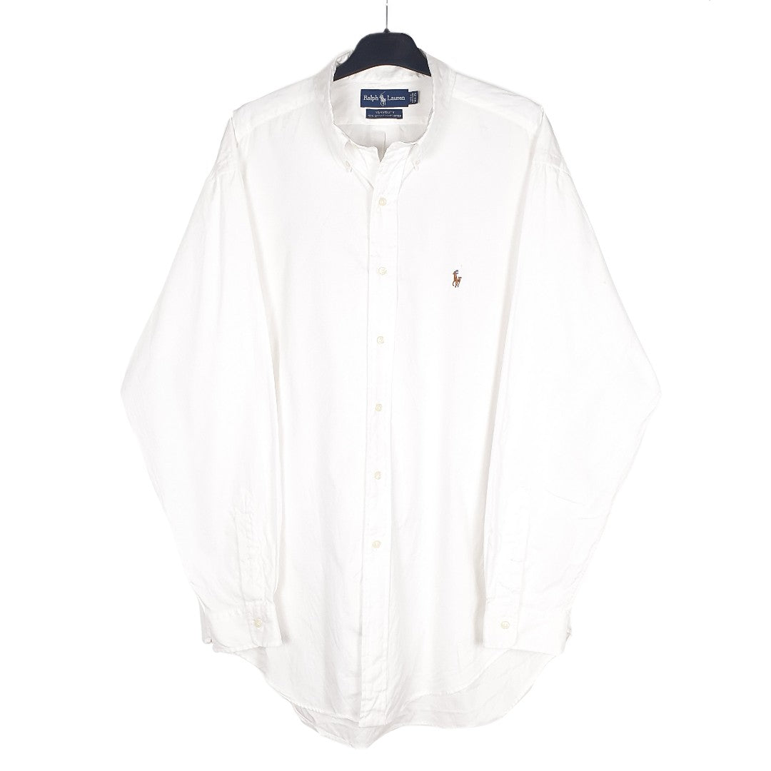 White Polo Ralph Lauren Long Sleeve Shirt