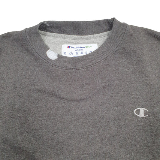 Mens Grey Champion  Crewneck Jumper