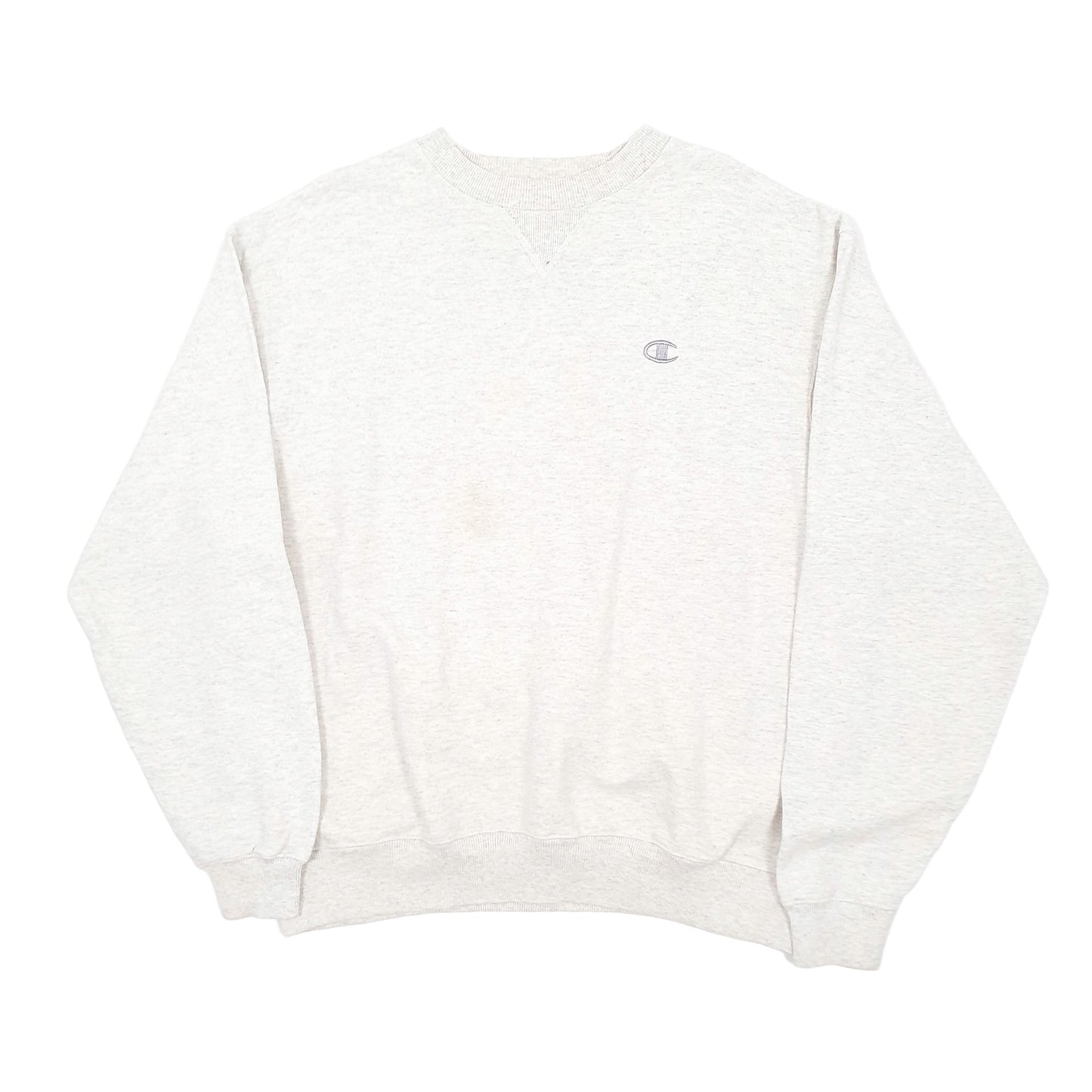 Mens Grey Champion  Crewneck Jumper
