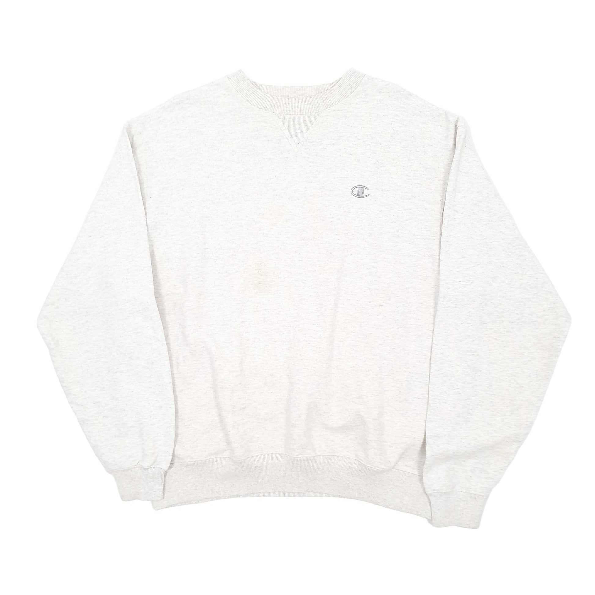 Mens Grey Champion  Crewneck Jumper
