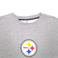 Mens Grey NFL Pittsburgh Steelers American Football Crewneck Jumper