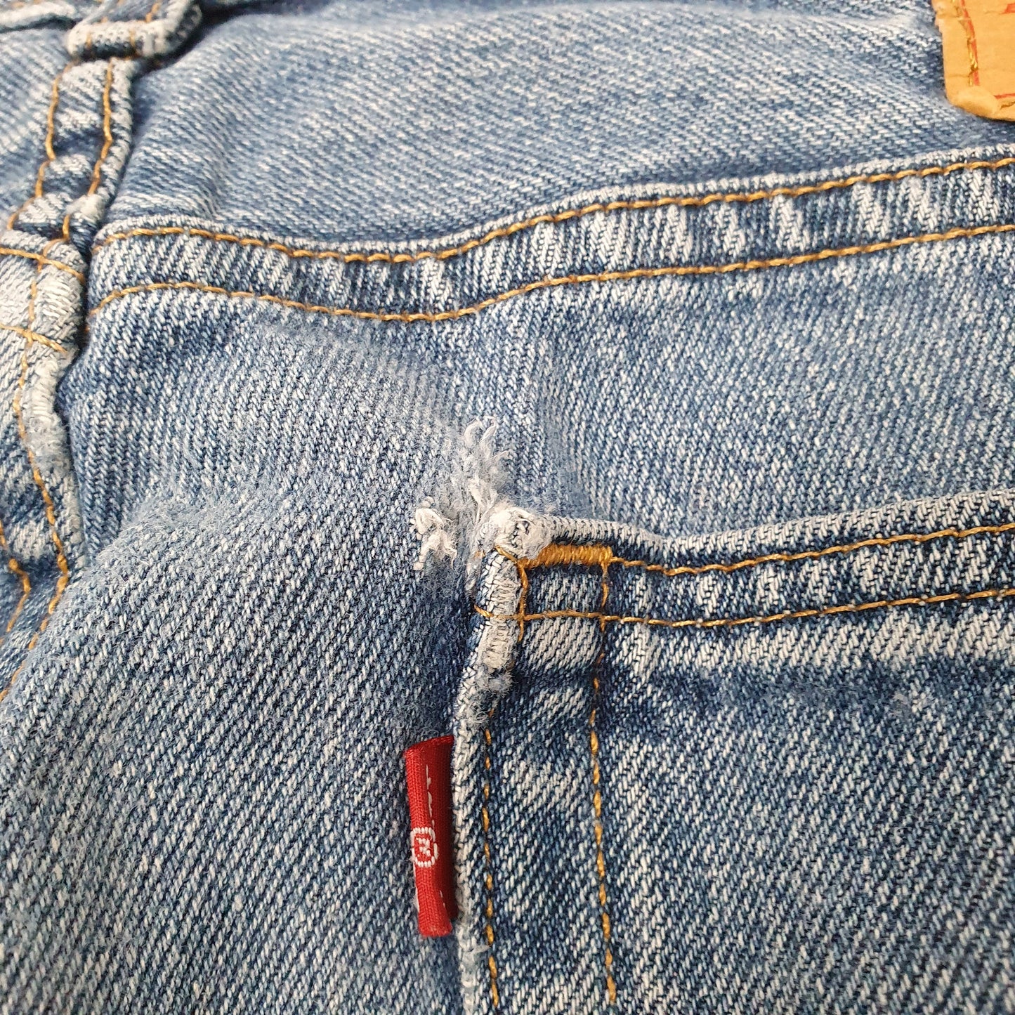 Levis 505 Regular Fit Jeans W34 L29 Blue