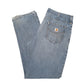 Mens Blue Carhartt  Carpenter JeansW38 L34