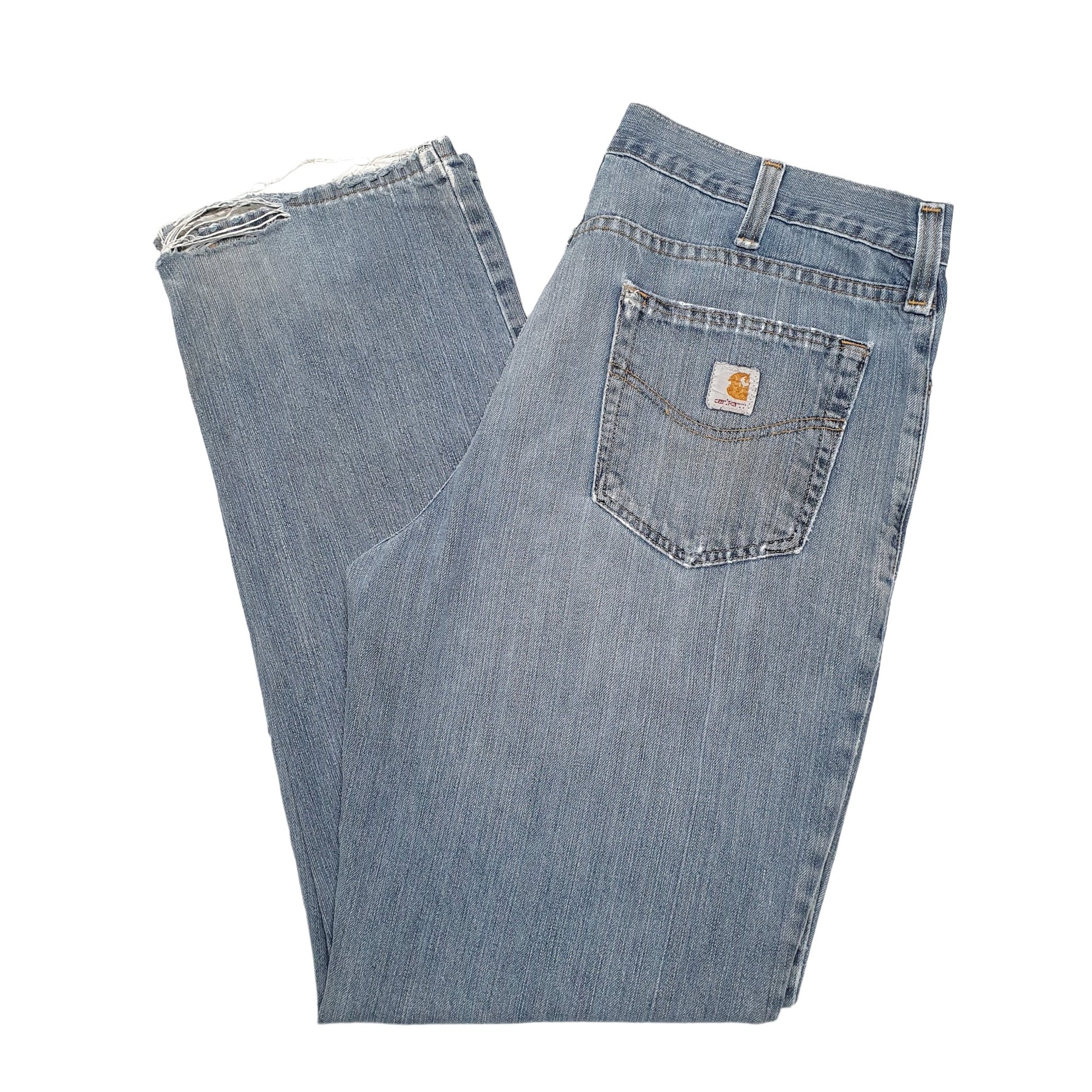 Mens Blue Carhartt  Carpenter JeansW38 L34