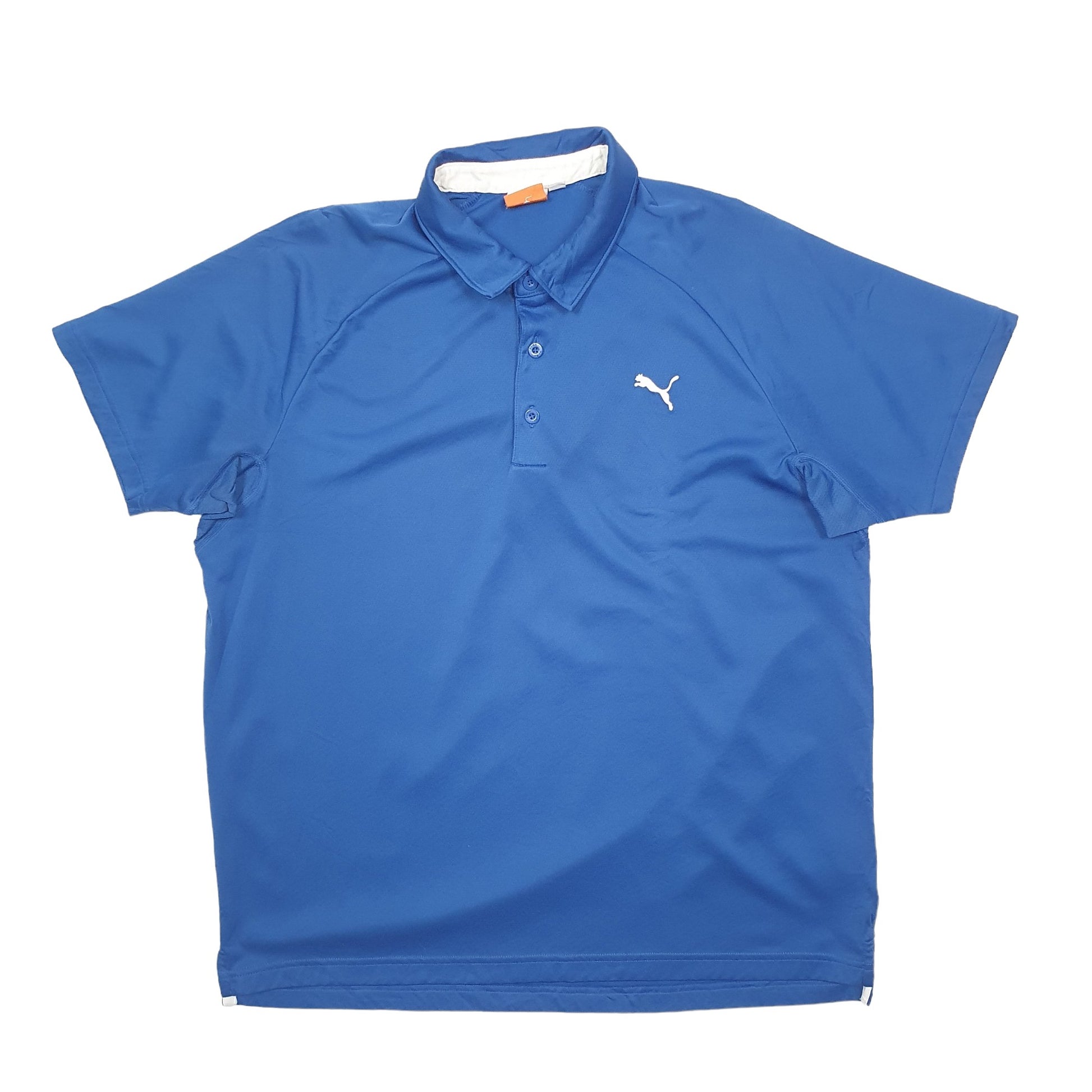 Puma Cool Cell Short Sleeve Polyester Polo Shirt Blue