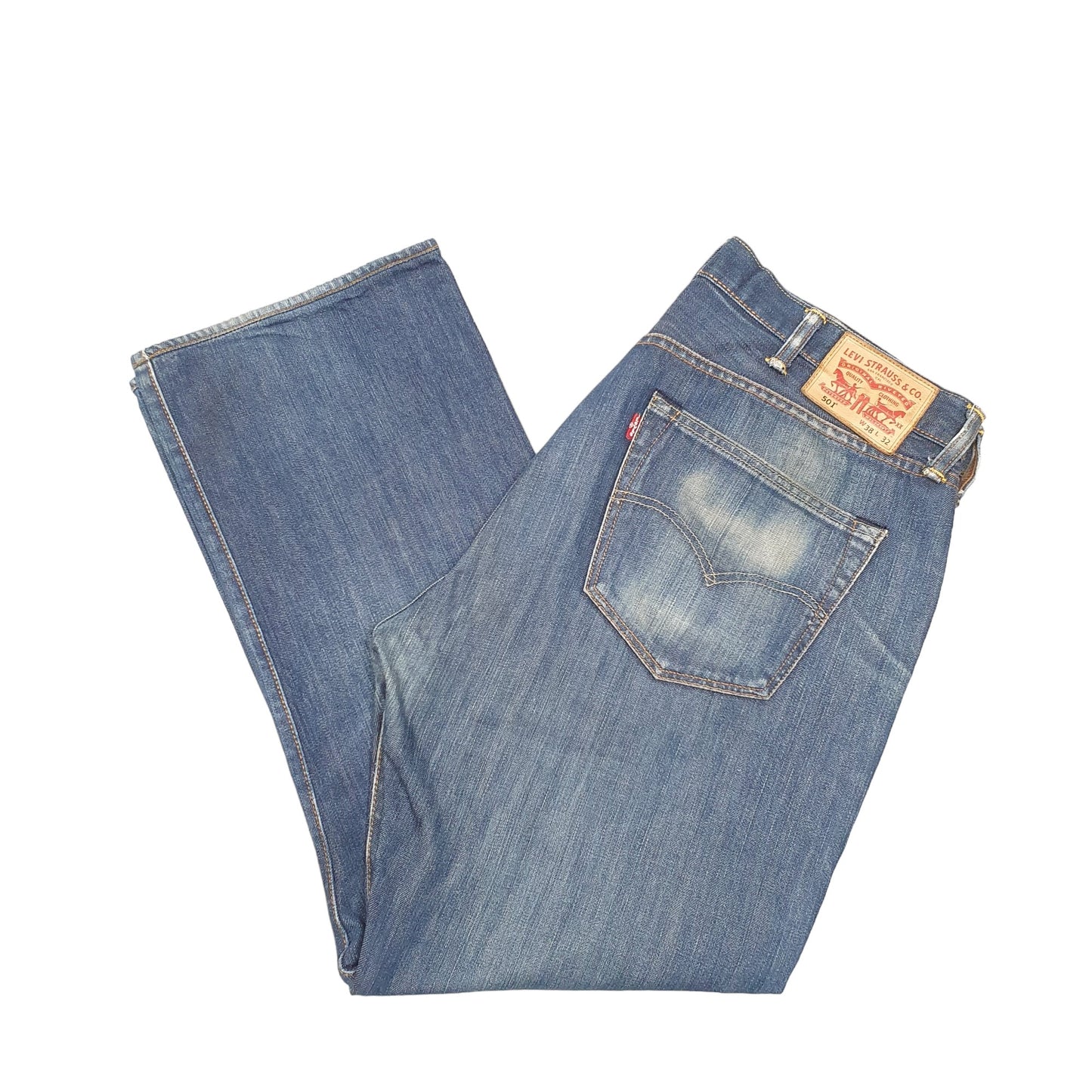Mens Blue Levis  501 JeansW38 L29