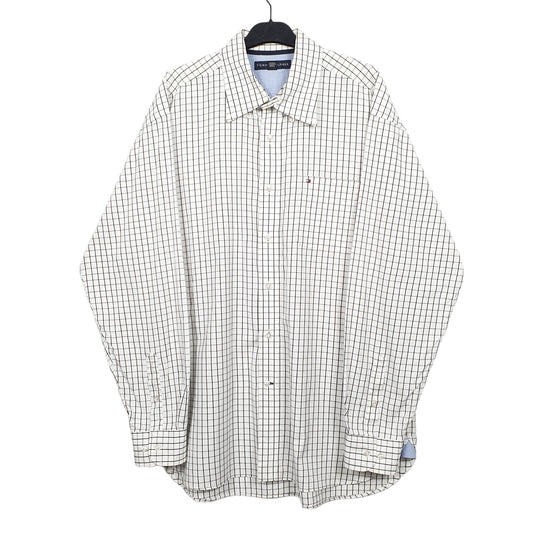 White Tommy Hilfiger Long Sleeve Shirt