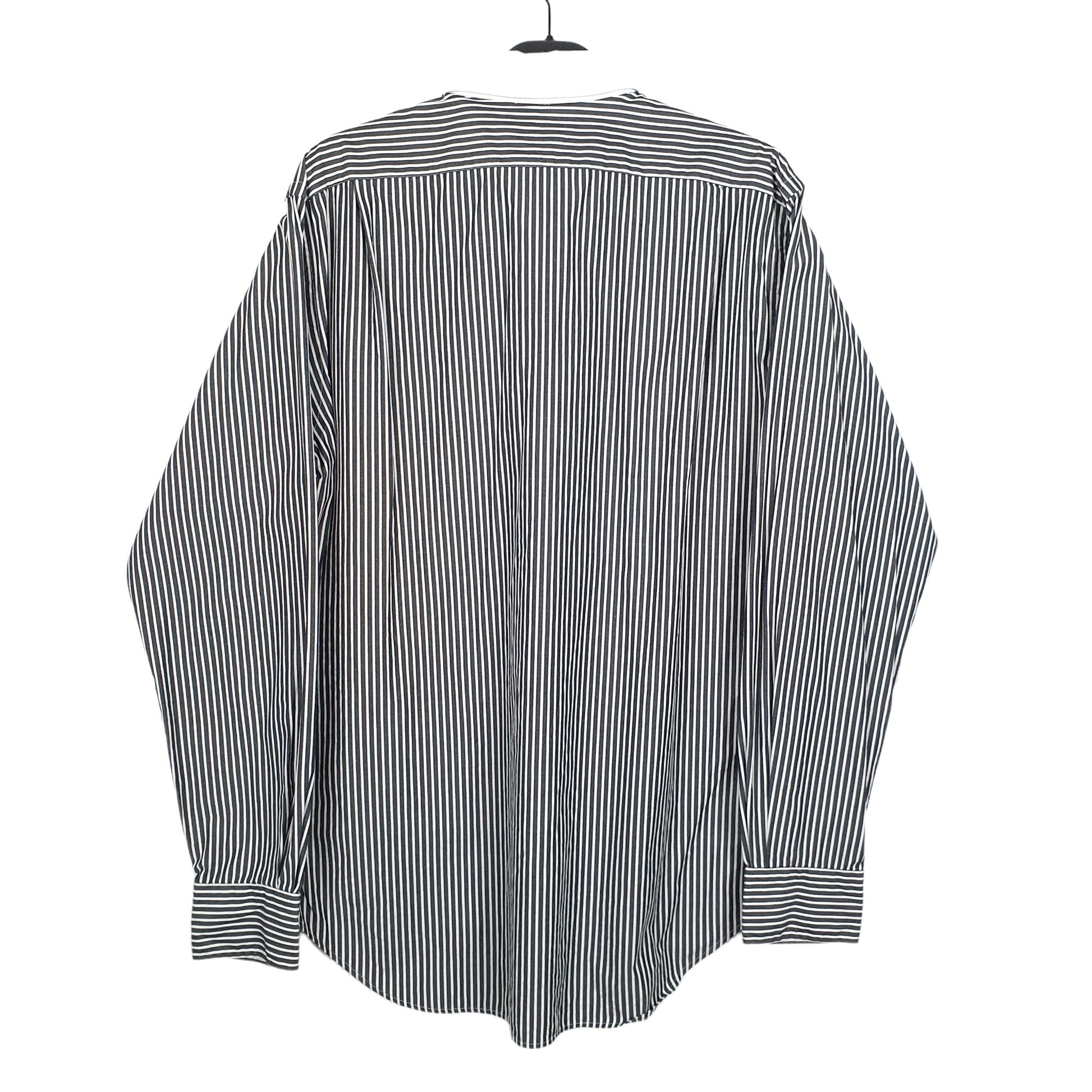 Ralph Lauren Long Sleeve Classic Fit Pinstripe Shirt Black