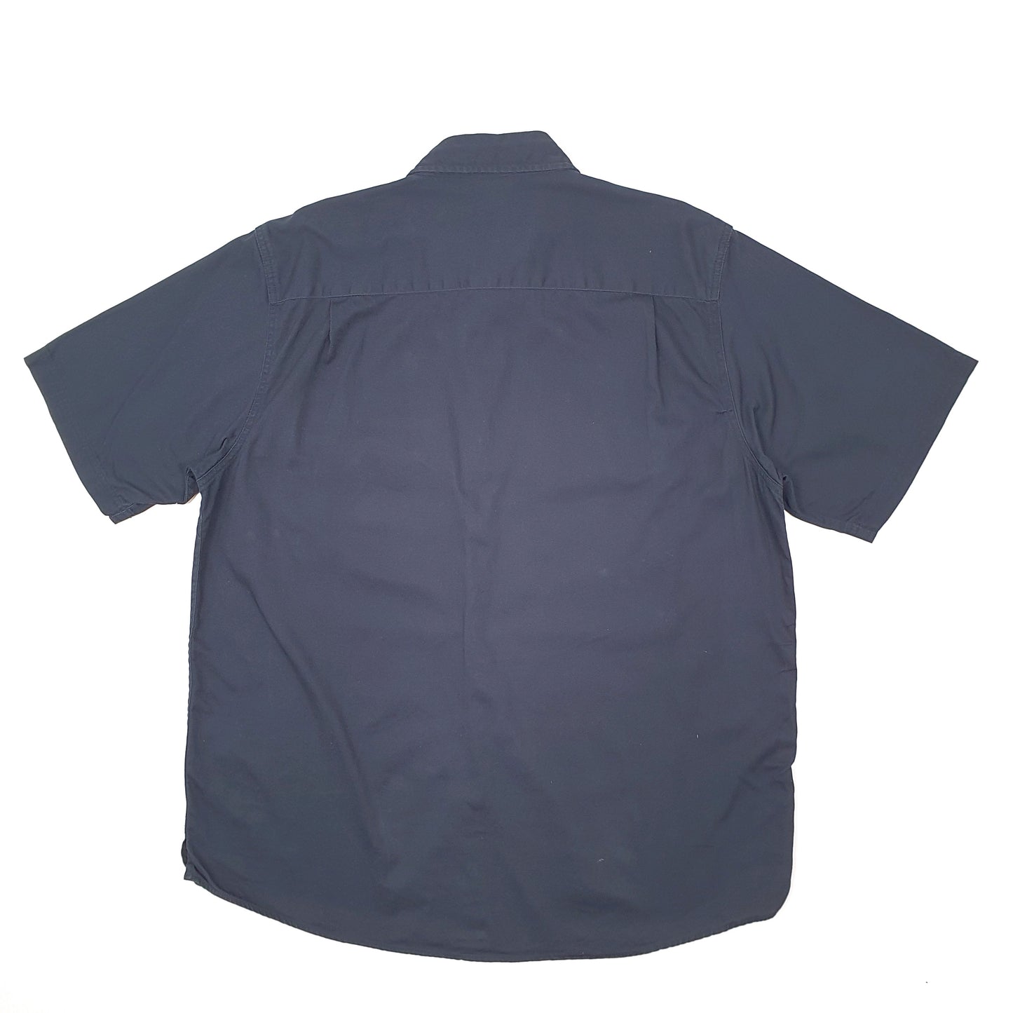 Mens Navy Dickies Workwear Short Sleeve Shirt