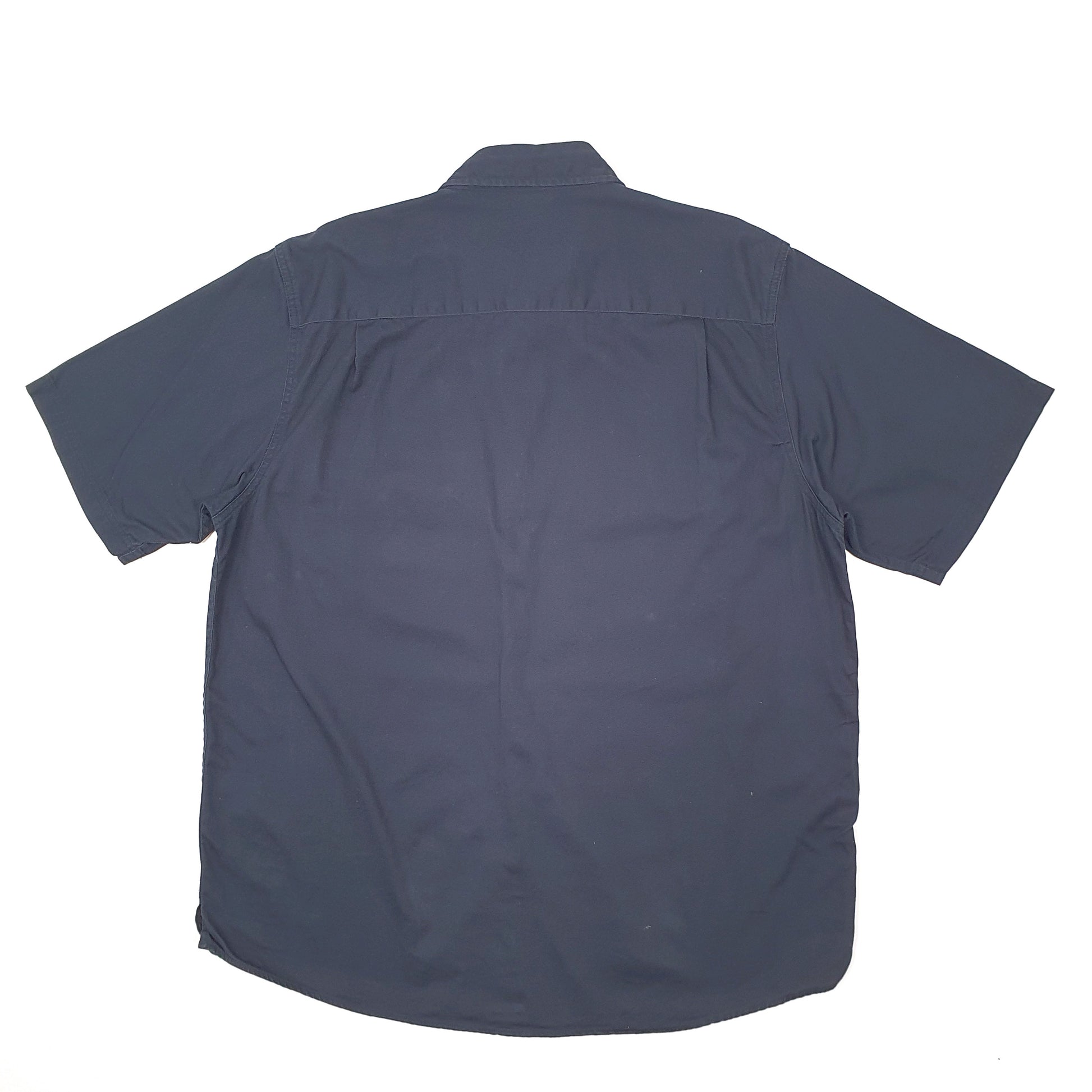 Mens Navy Dickies Workwear Short Sleeve Shirt