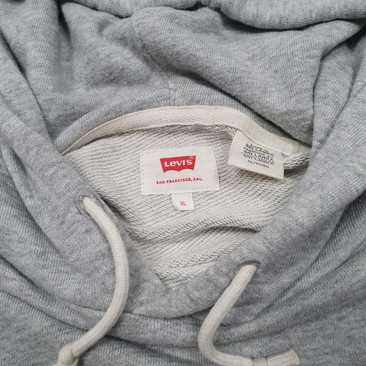 Mens Grey Levis  Hoodie Jumper