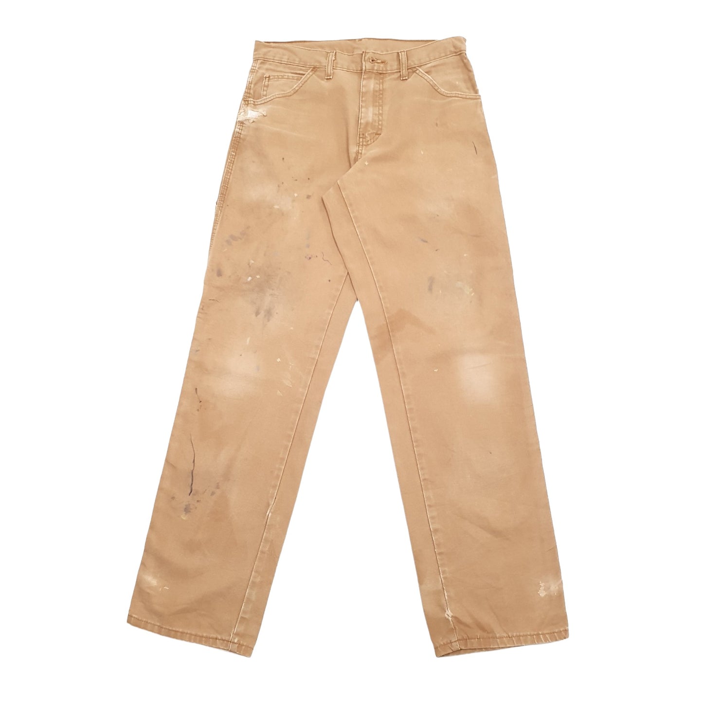 Dickies Carpenter Tapered Fit Jeans W28 L32 Brown