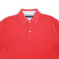 Mens Red Tommy Hilfiger  Short Sleeve Polo Shirt