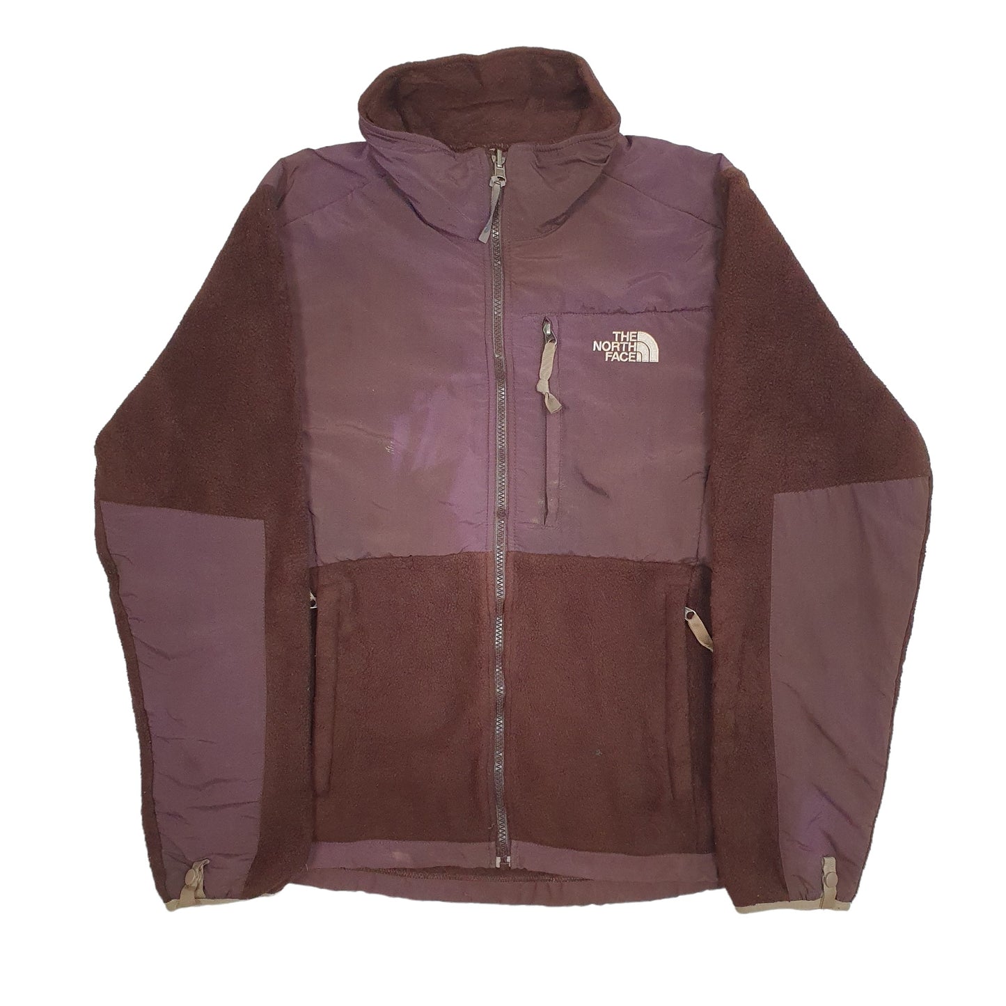 Womens Brown The North Face Denali Fleece Full Zip Jumper