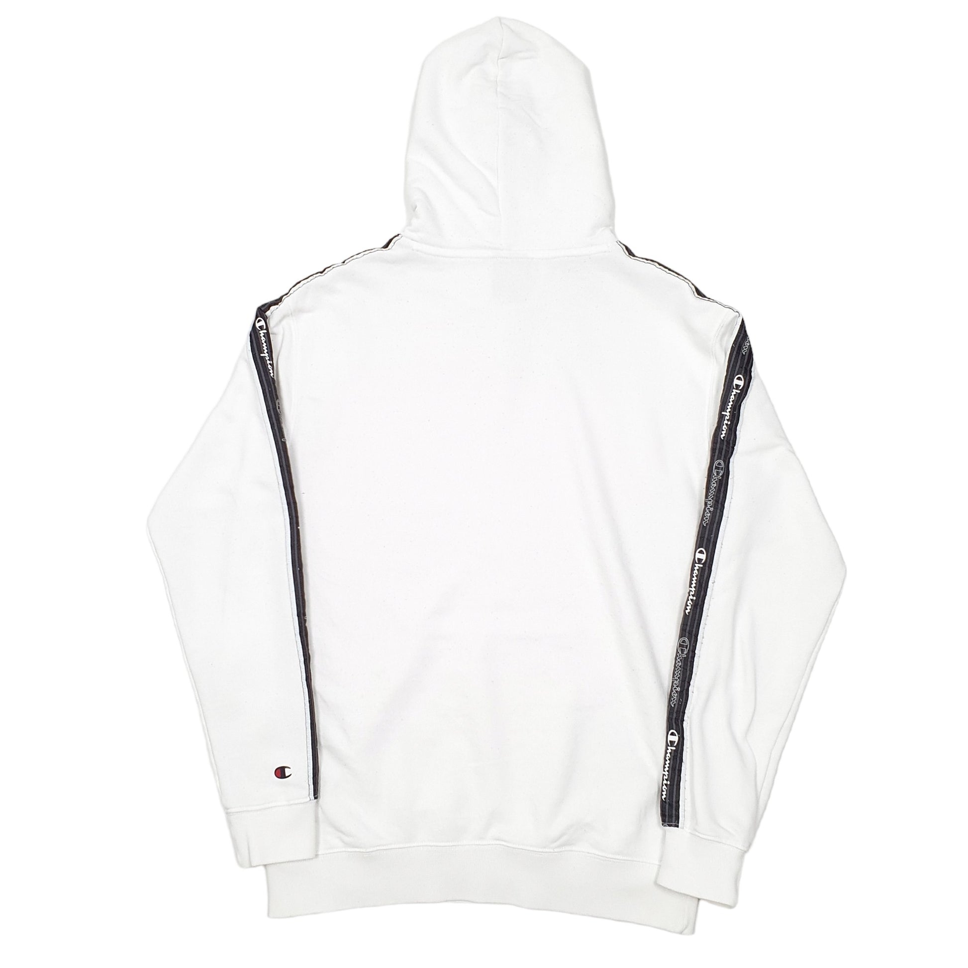 Mens White Champion  Hoodie Jumper