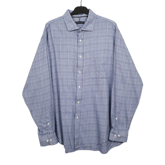 Mens Blue Tommy Hilfiger  Long Sleeve Shirt