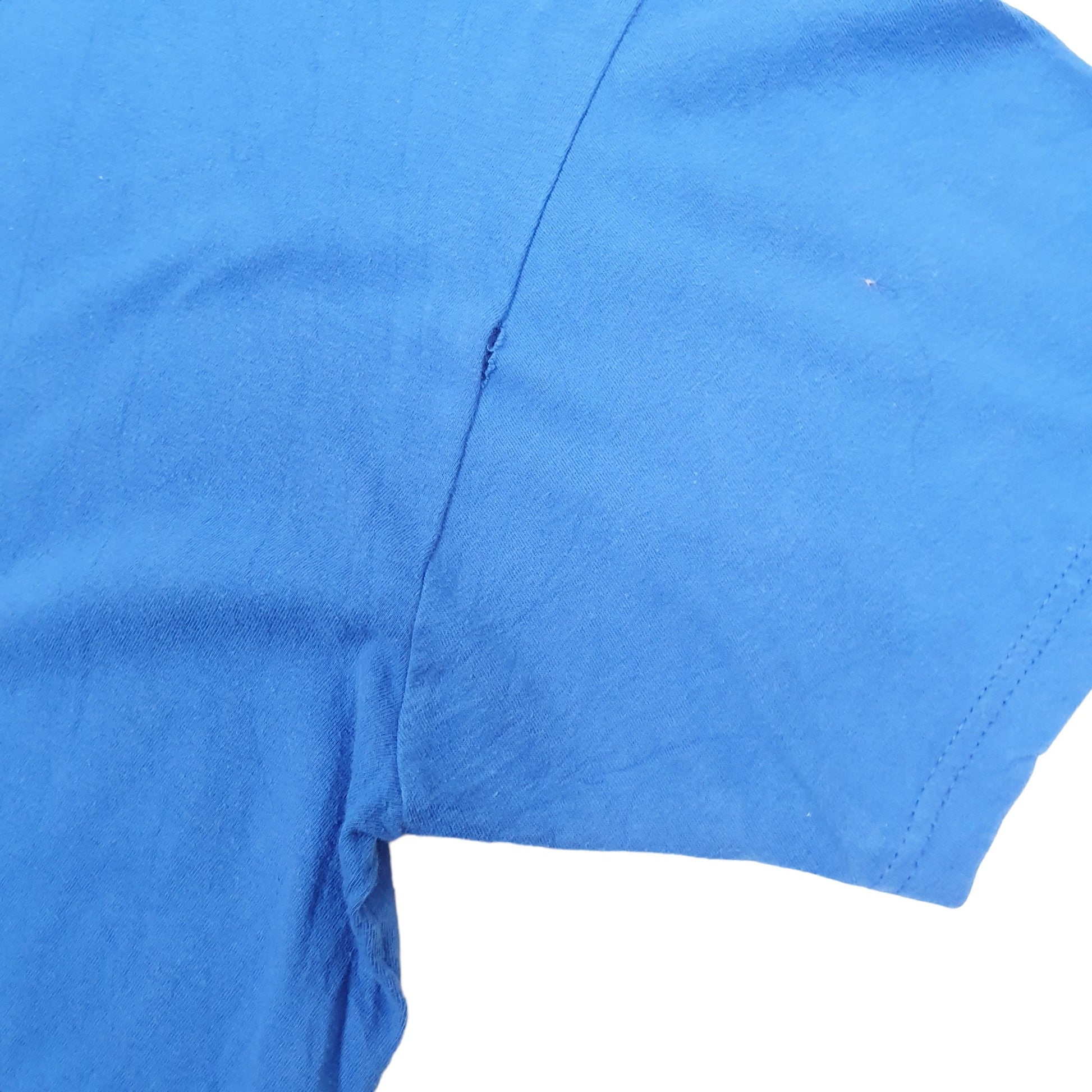 Mens Blue Columbia Sportswear Performance Fishing Gear PFG Short Sleeve T Shirt