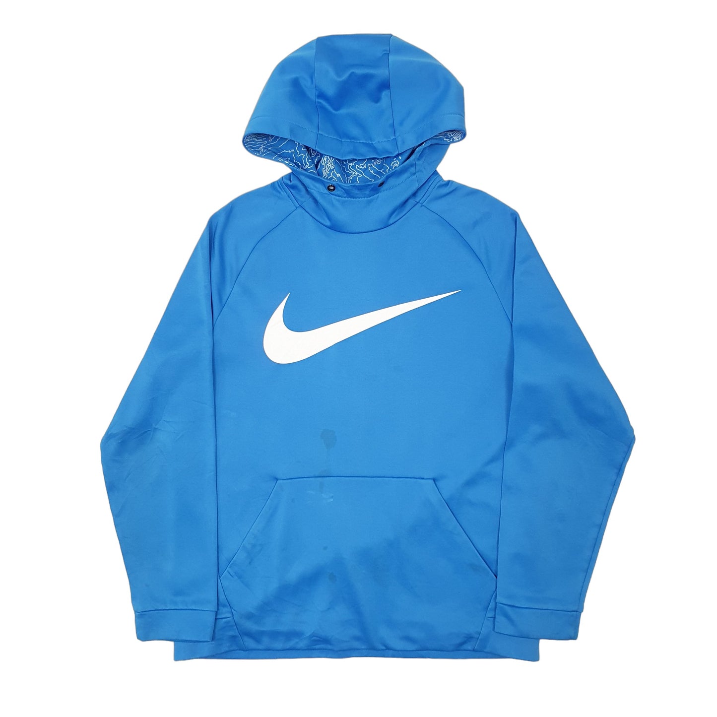 Mens Blue Nike Dri Fit Hoodie Jumper