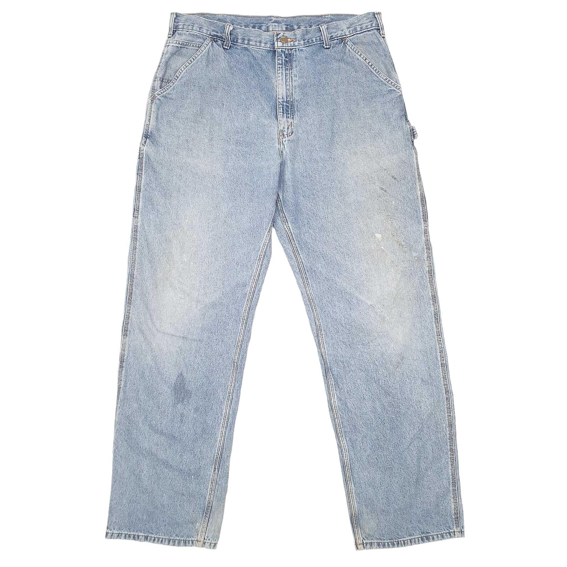 Mens Blue Carhartt  Carpenter JeansW38 L34