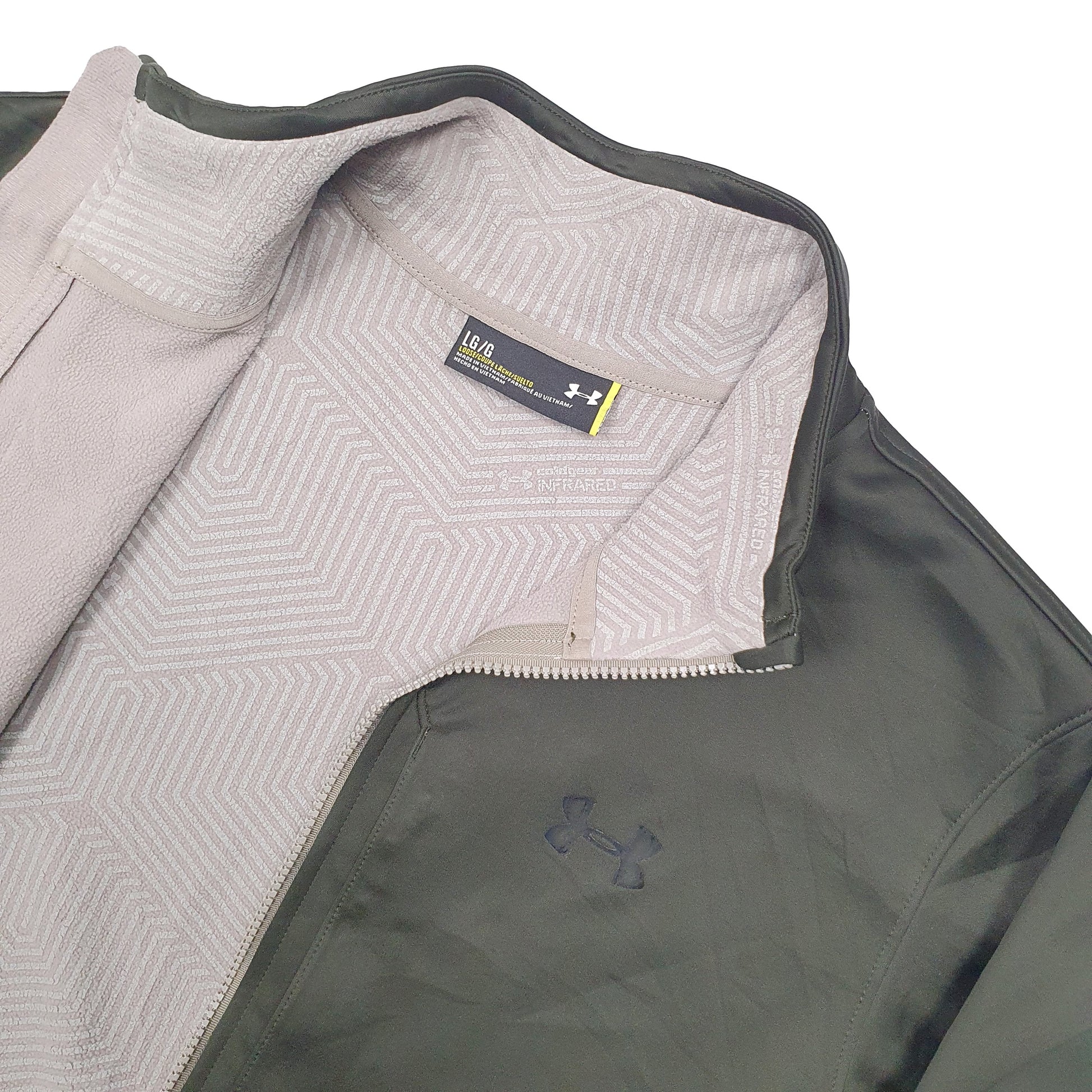 Under Armour Full Zip Fleece L Green